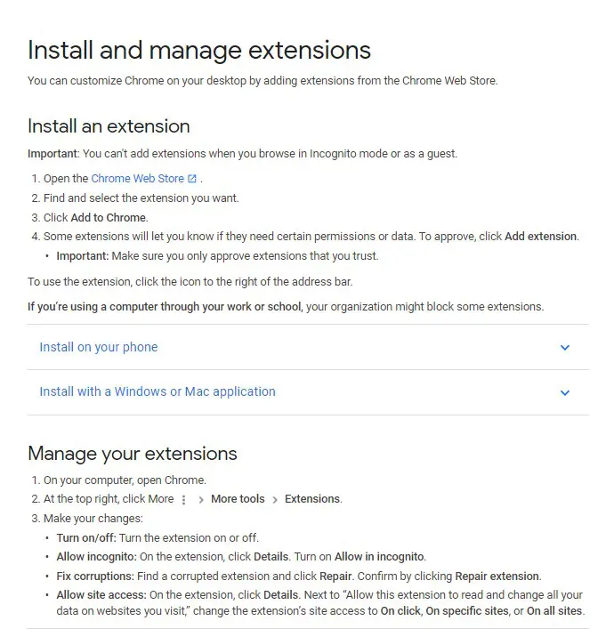 Install and manage extensions - Bright Plugins Install and manage extensions