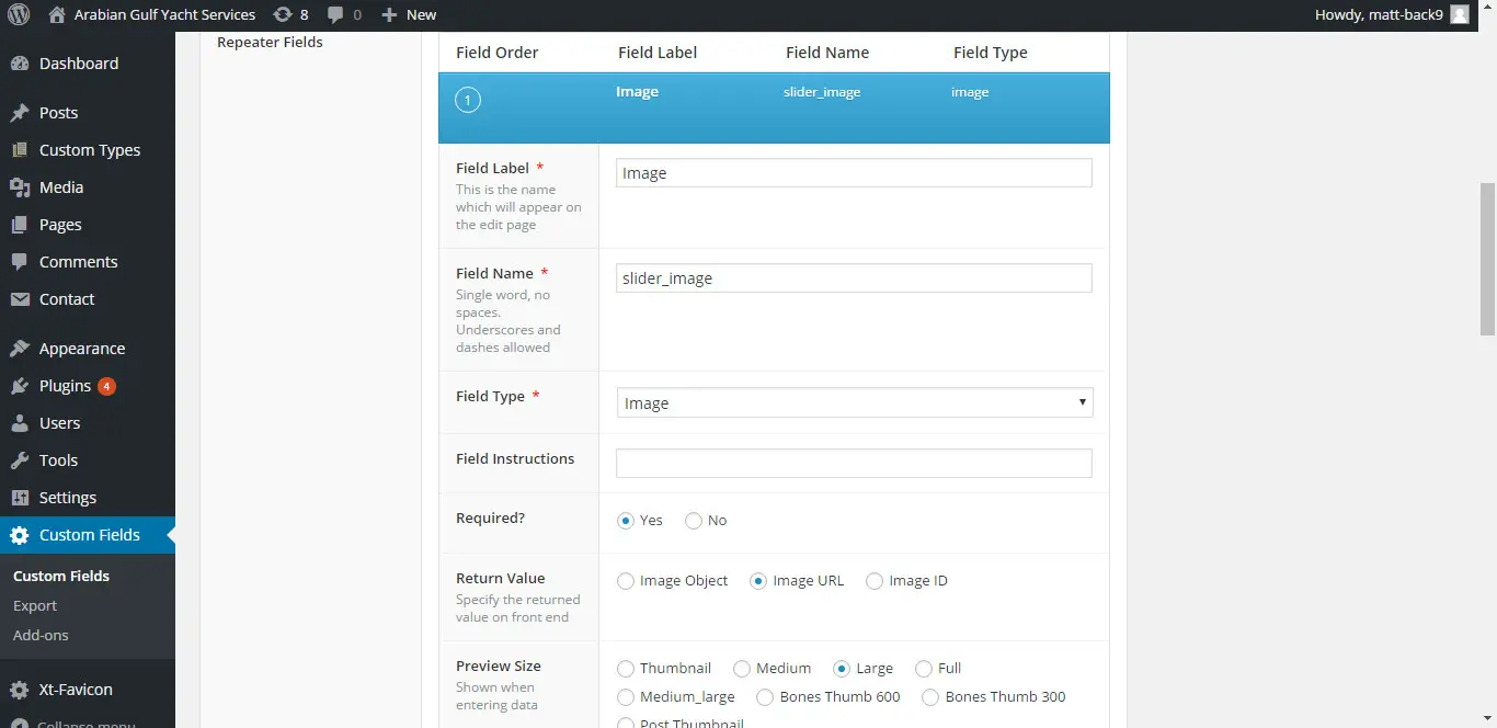 Advanced Custom FIelds - Bright Plugins Advanced Custom FIelds