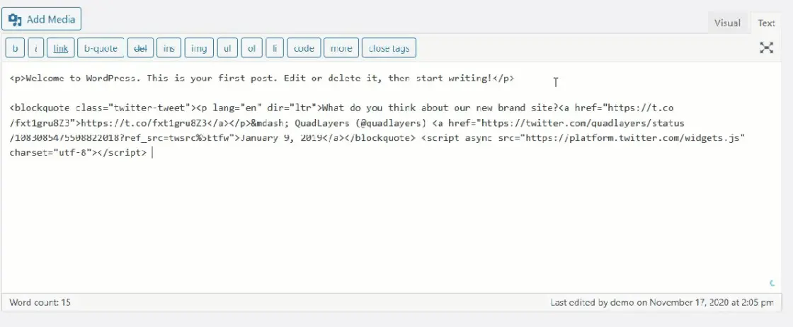 Wordpress Classic Editor - Bright Plugins Wordpress Classic Editor