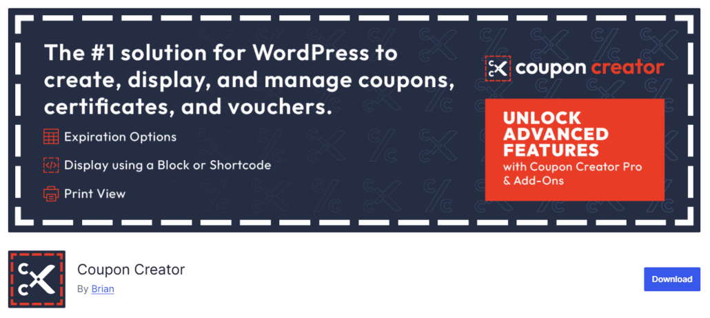 - Bright Plugins Coupon Creator