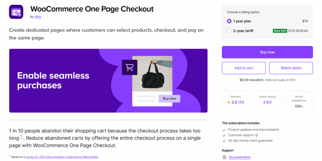 - Bright Plugins WooCommerce One Page Checkout Official