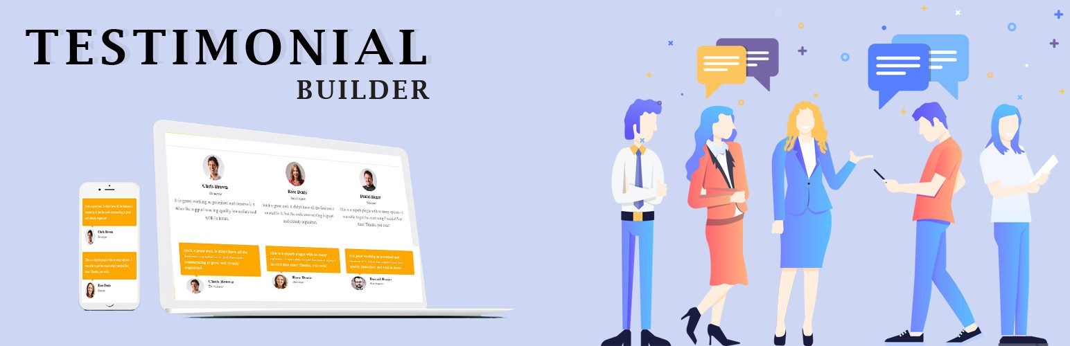 Testimonial Builder - Bright Plugins Testimonial Builder - 8 Best WordPress Testimonial Plugins