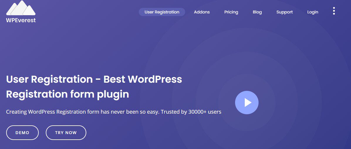 User Registration WordPress Plugin 